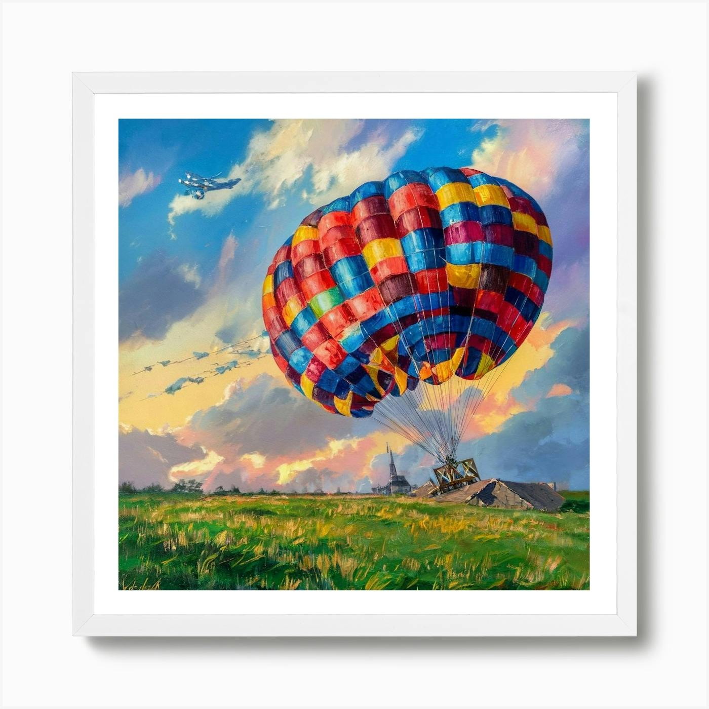 Hot Air Balloons, Wall Art, Abstract Photography, Photo Print, Canvas Print, Art Print, Home Decor, store Picture, Mo-023