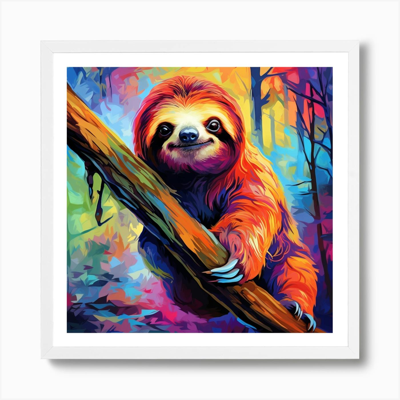 Sloth Painting Art Print