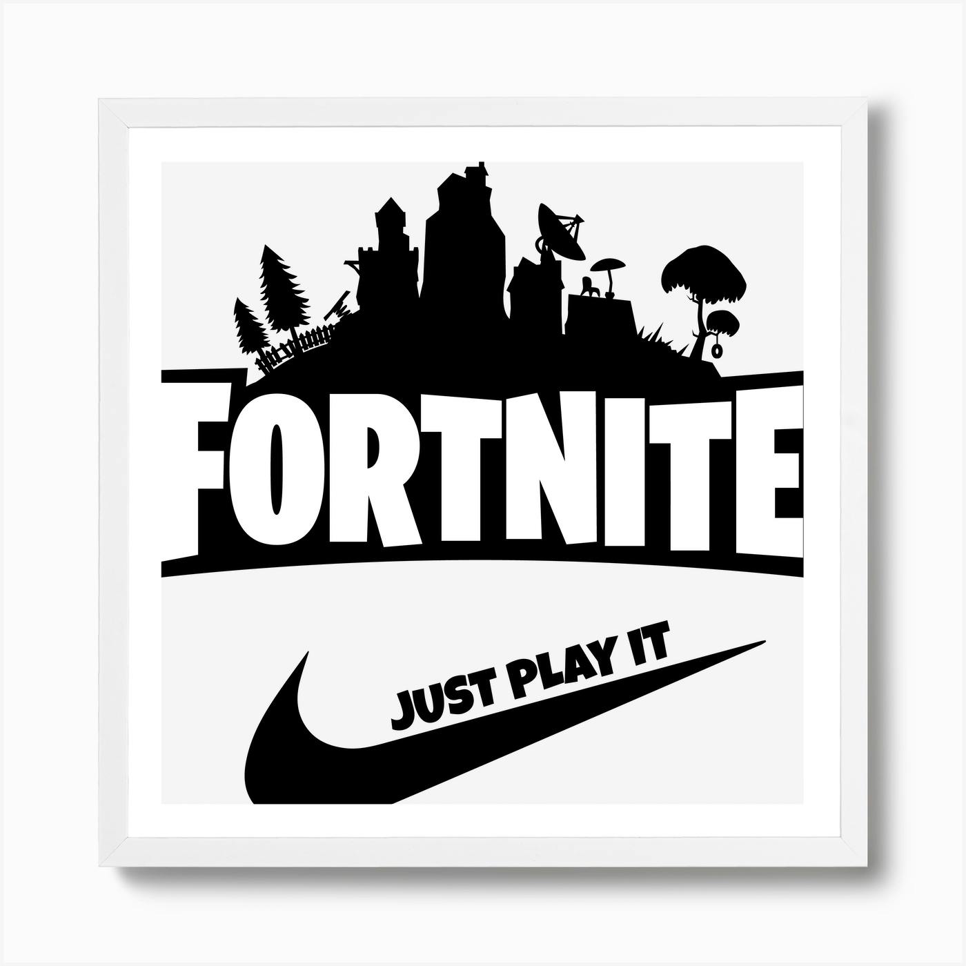 Fortnite Logo Art Print