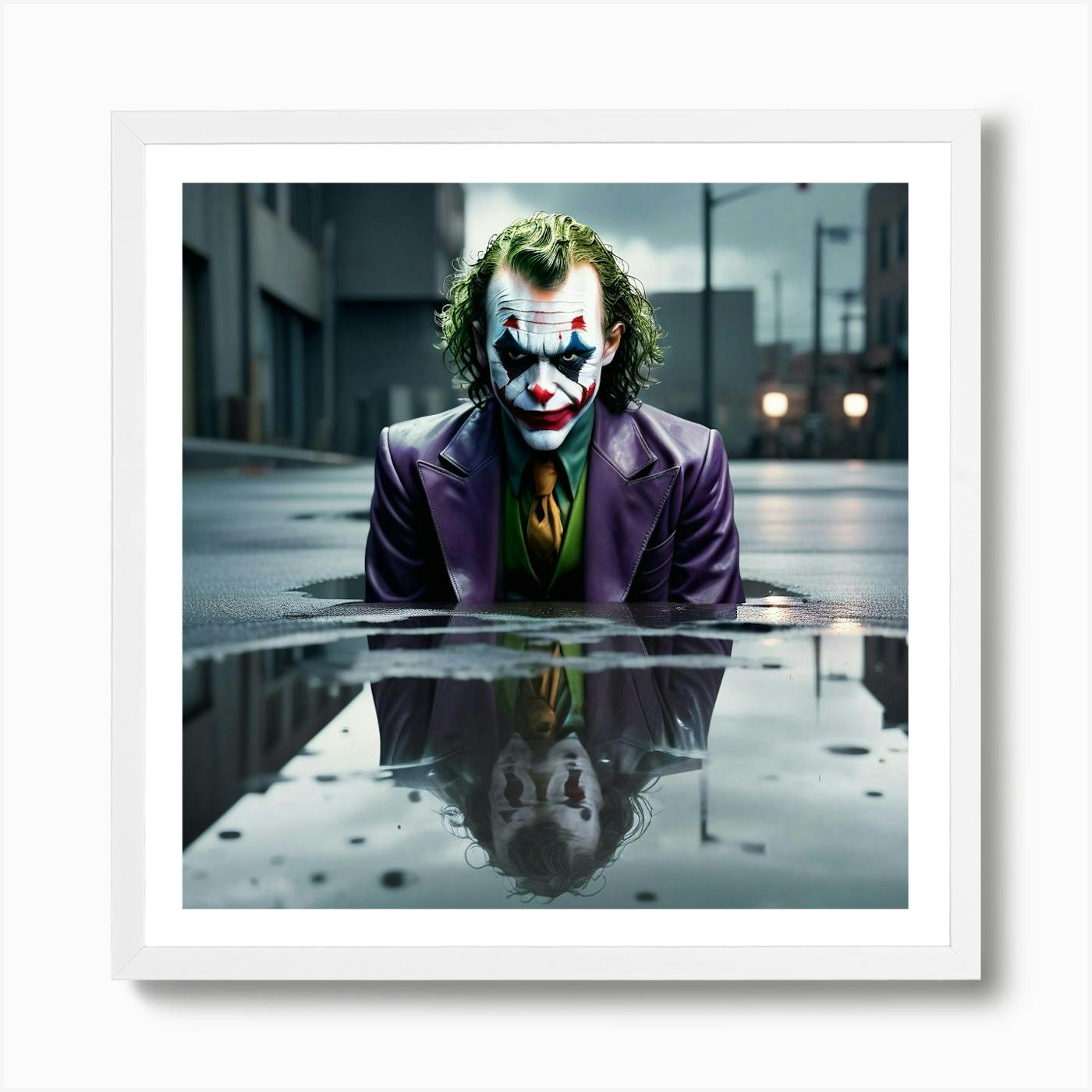 Handmade “The Joker” deals Collage Artwork