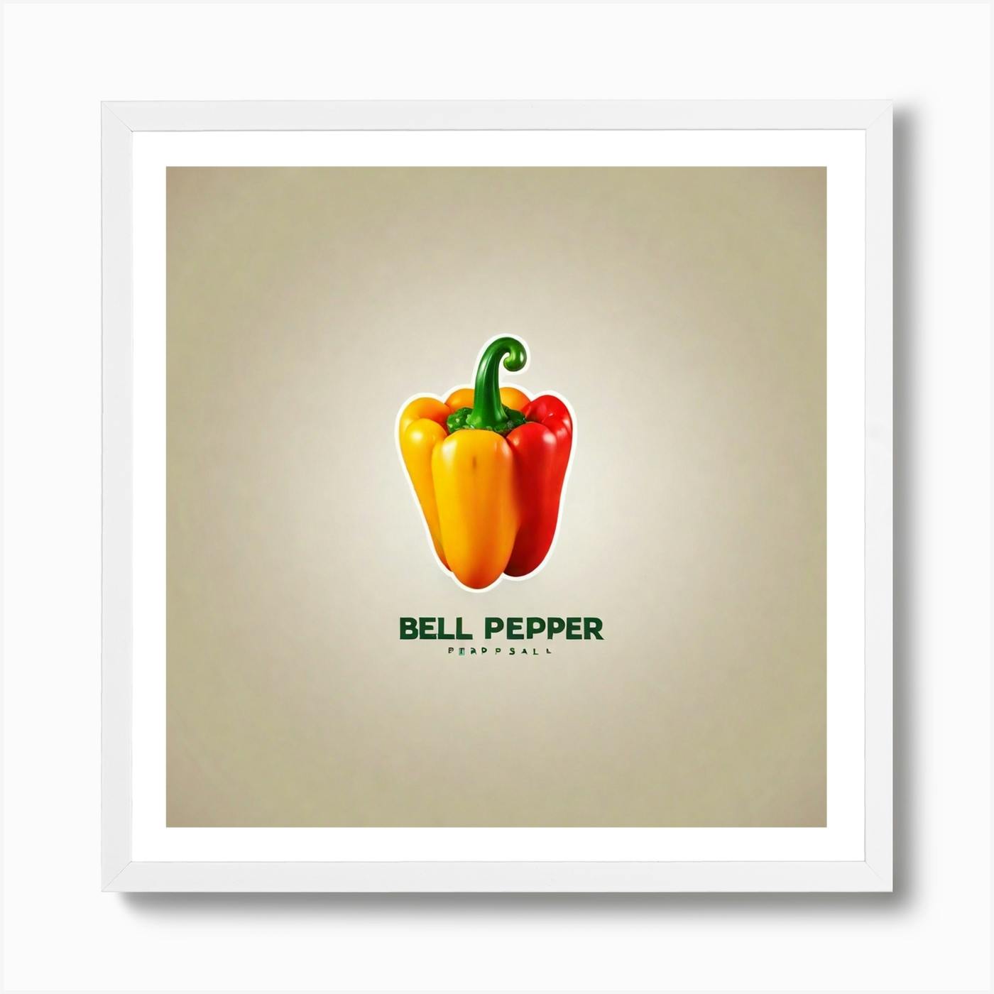 ARTCANVAS Bell Pepper Restaurant Decor Canvas popular Art Print