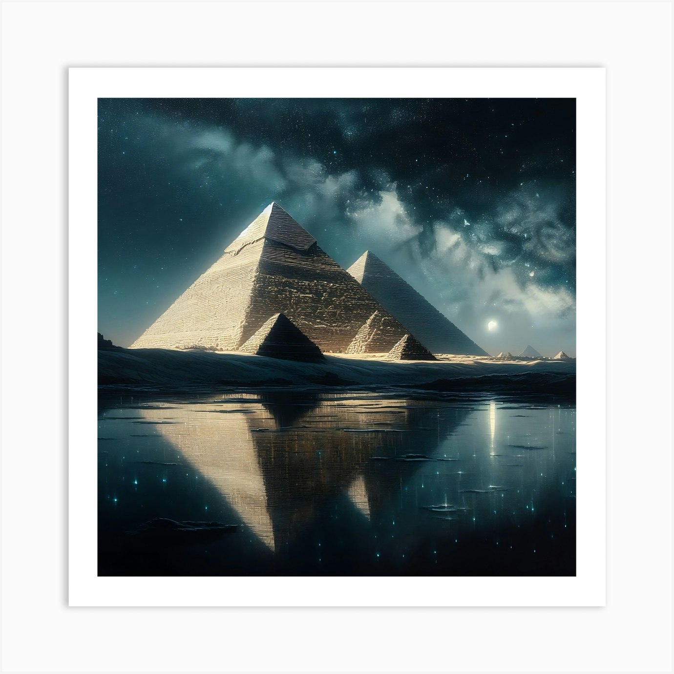 Pyramids Of Giza Art Print by MichaelRagheb - Fy