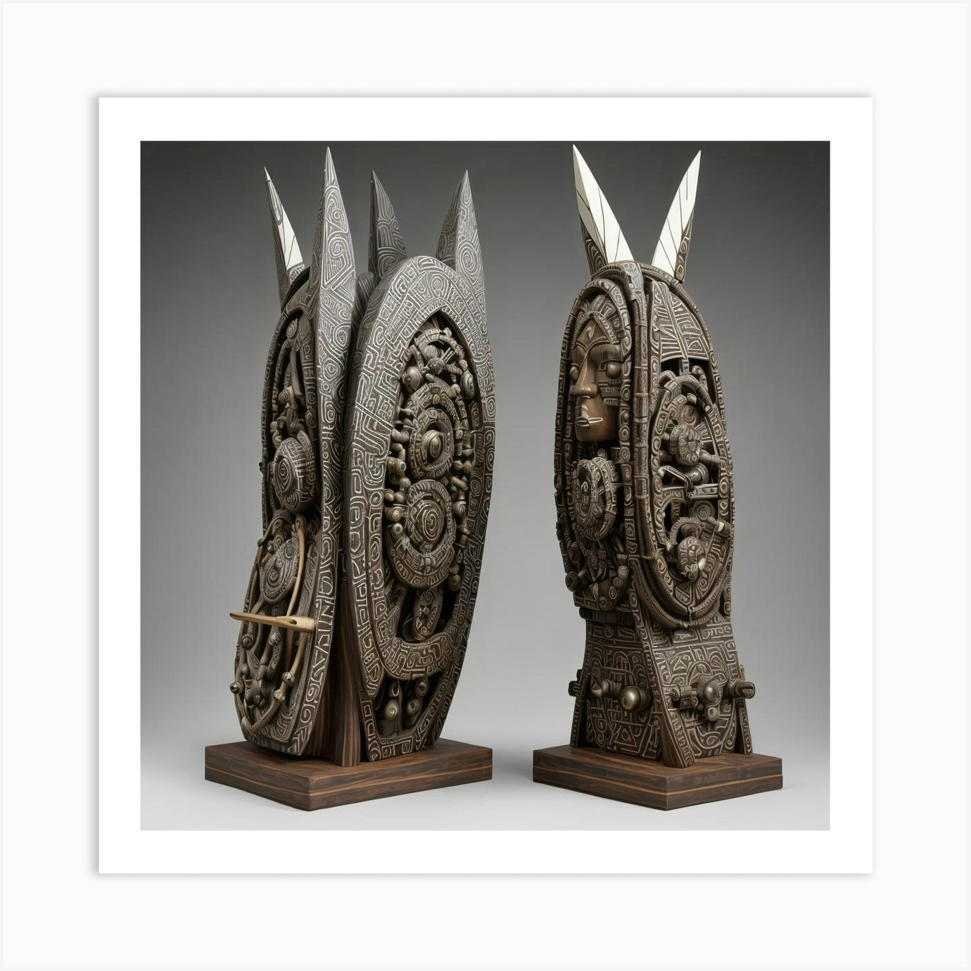 Masks Art Print by ArtfulExplorer Fy