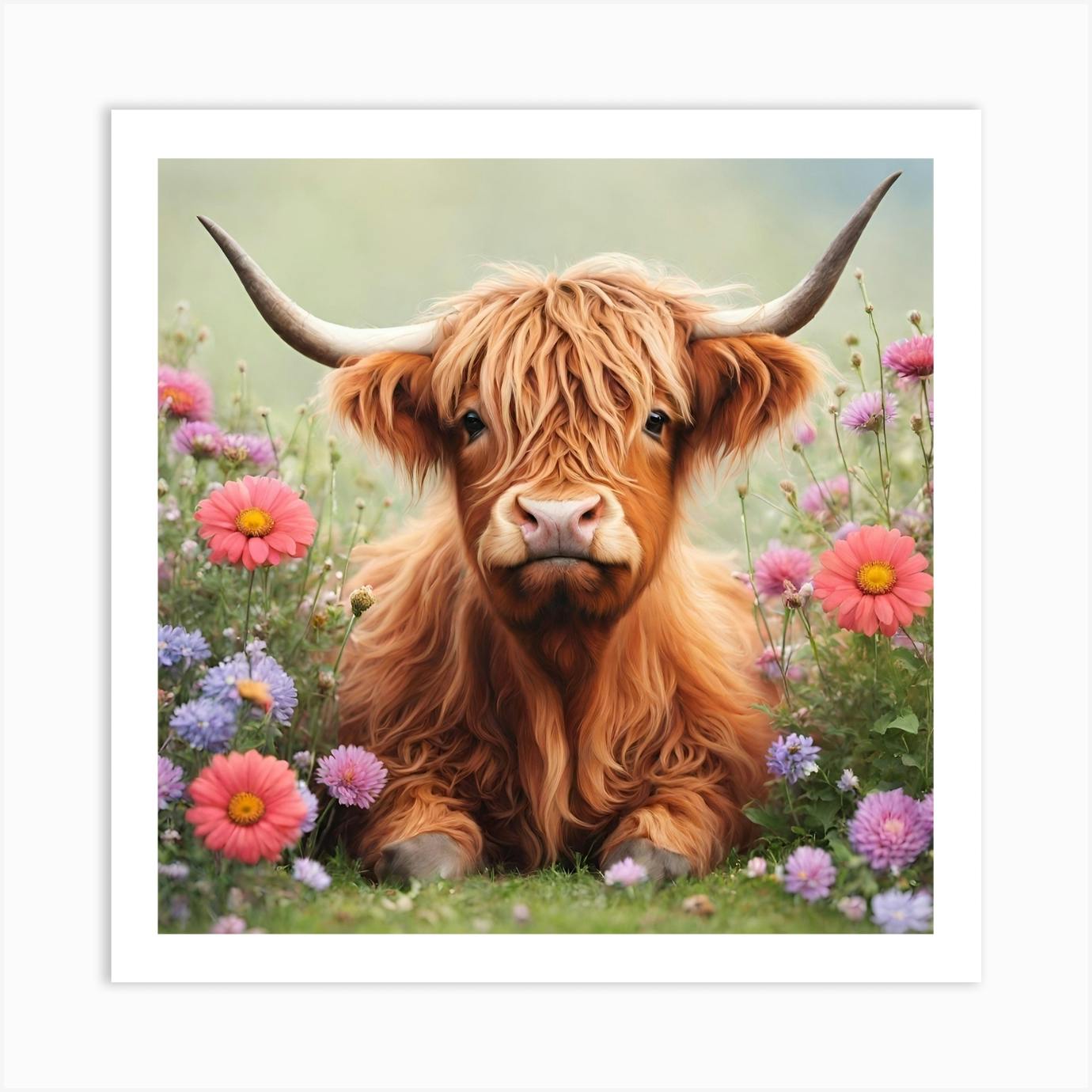 Highland Cattle outlet Limited Edition Colour Photographic Art Print Highland Cow Photograph