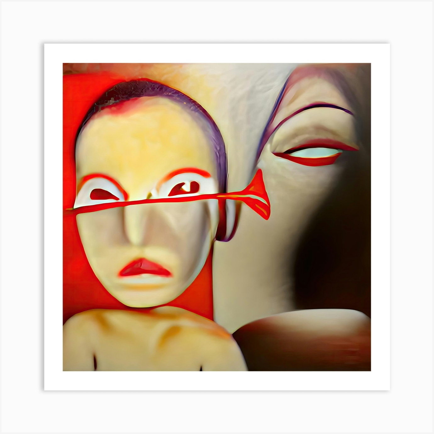 The Conditioned Girl Art Print by RDB arts - Fy