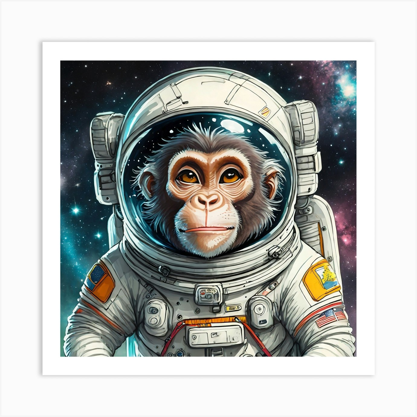 Firefly Space Ape 64047 Art Print by mfpai - Fy