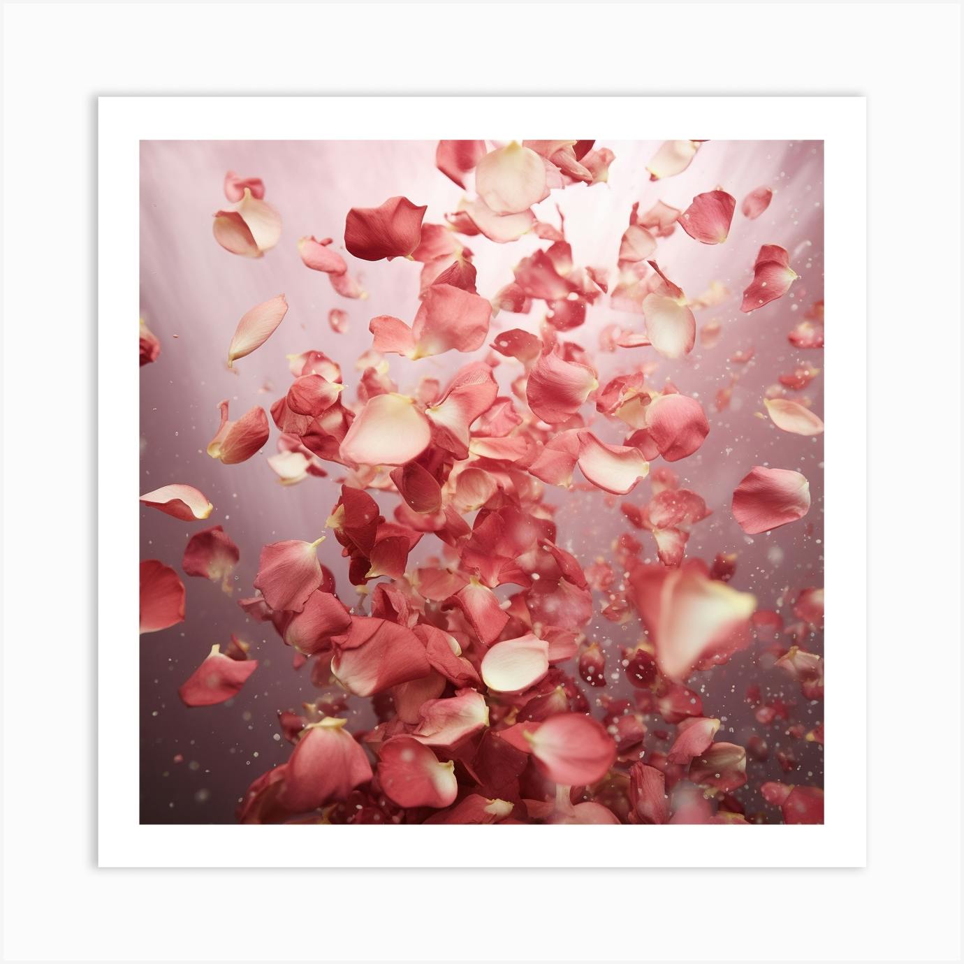 Printed rose petals discount