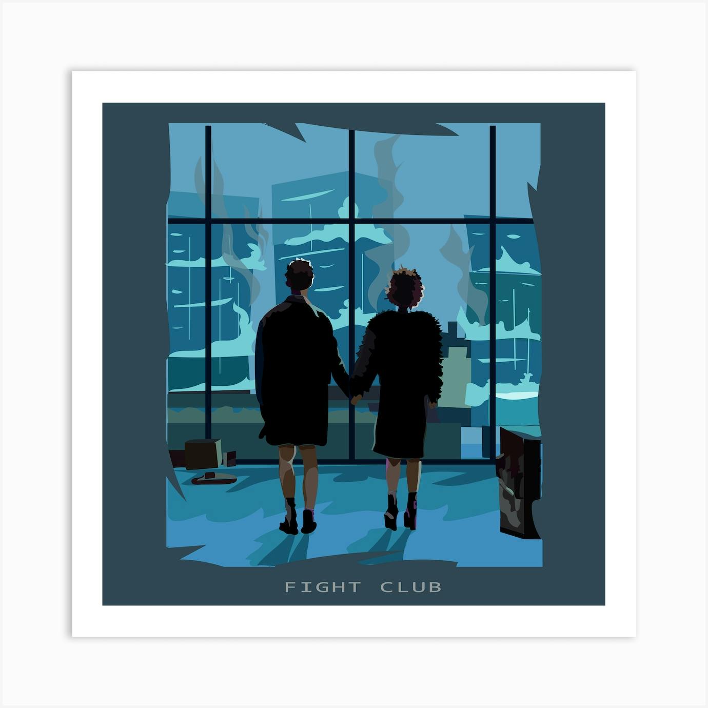 fight club movies Art Print by ontoseno - Fy