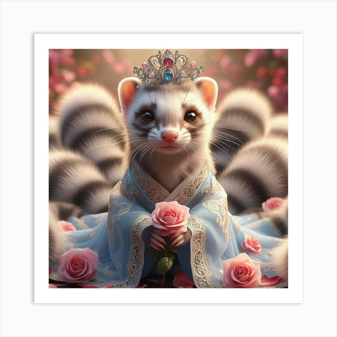 Princess Rat Art Print by Frank Tout - Fy