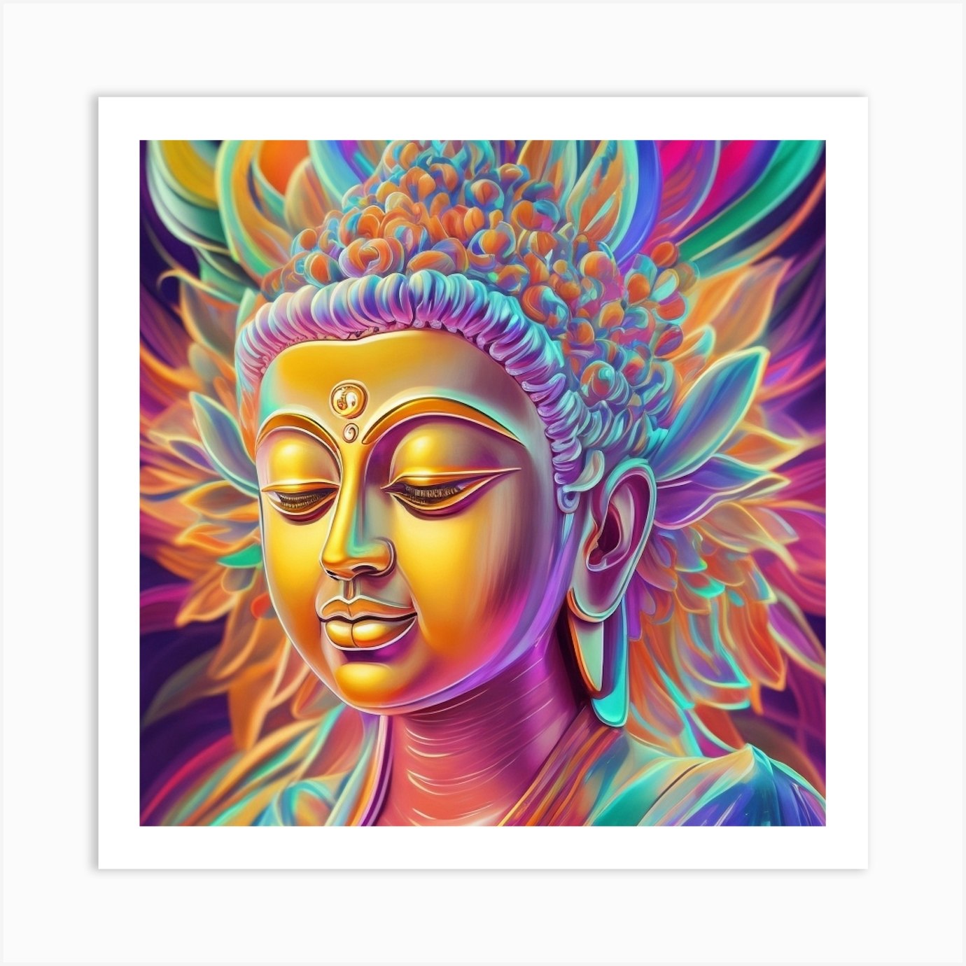 Buddha 6 Art Print by balram giri - Fy