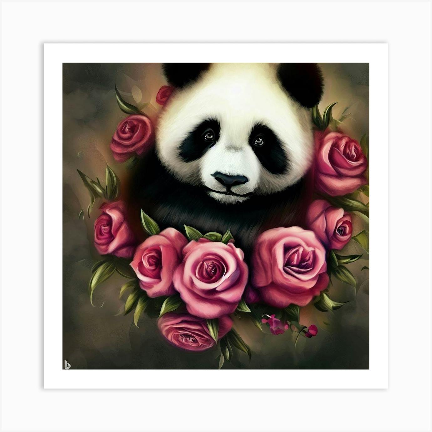 Rose panda bear 2025