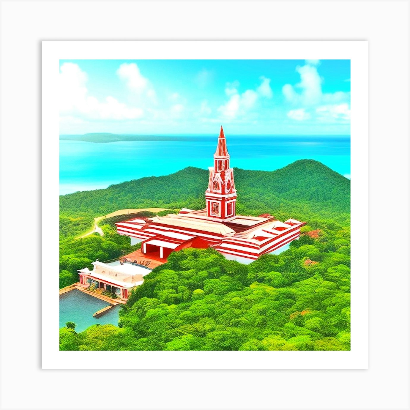 Santa Cruz Cathedral 13 Art Print by MdsArts Fy