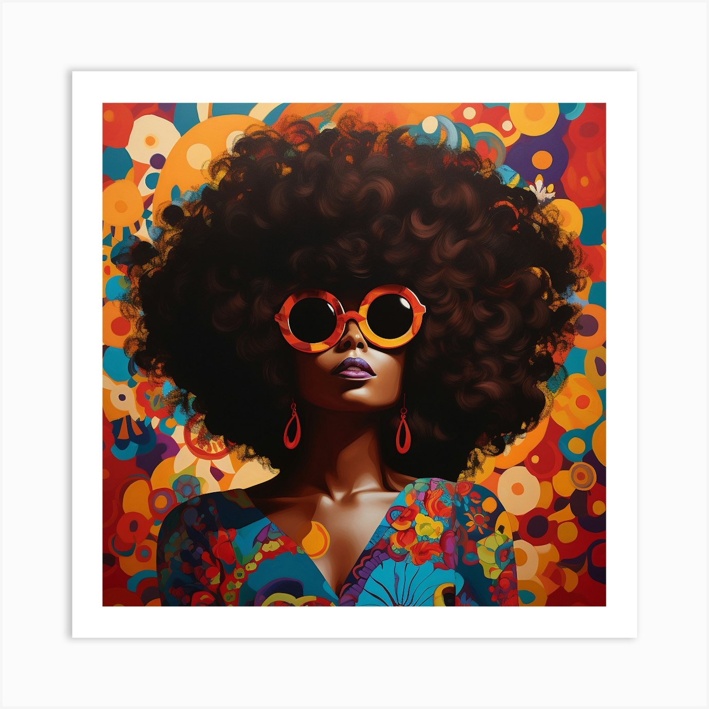 Afro-futurism 3 Art Print By Bella Luna - Fy