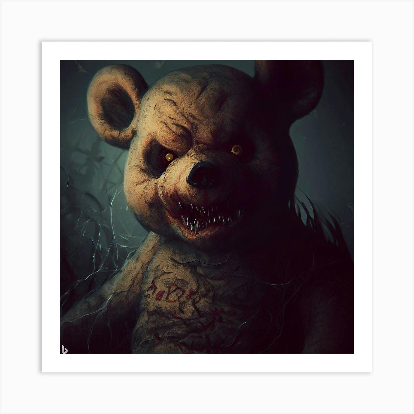 Scary teddy bear discount