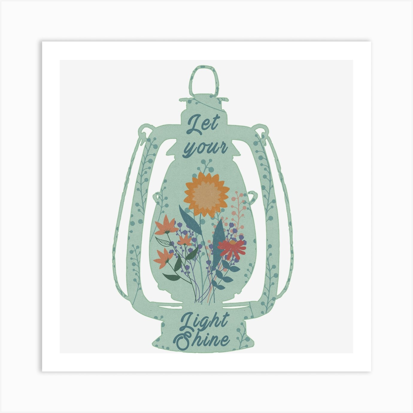 Let Your Light Shine Art Print By Pixelcoral Fy