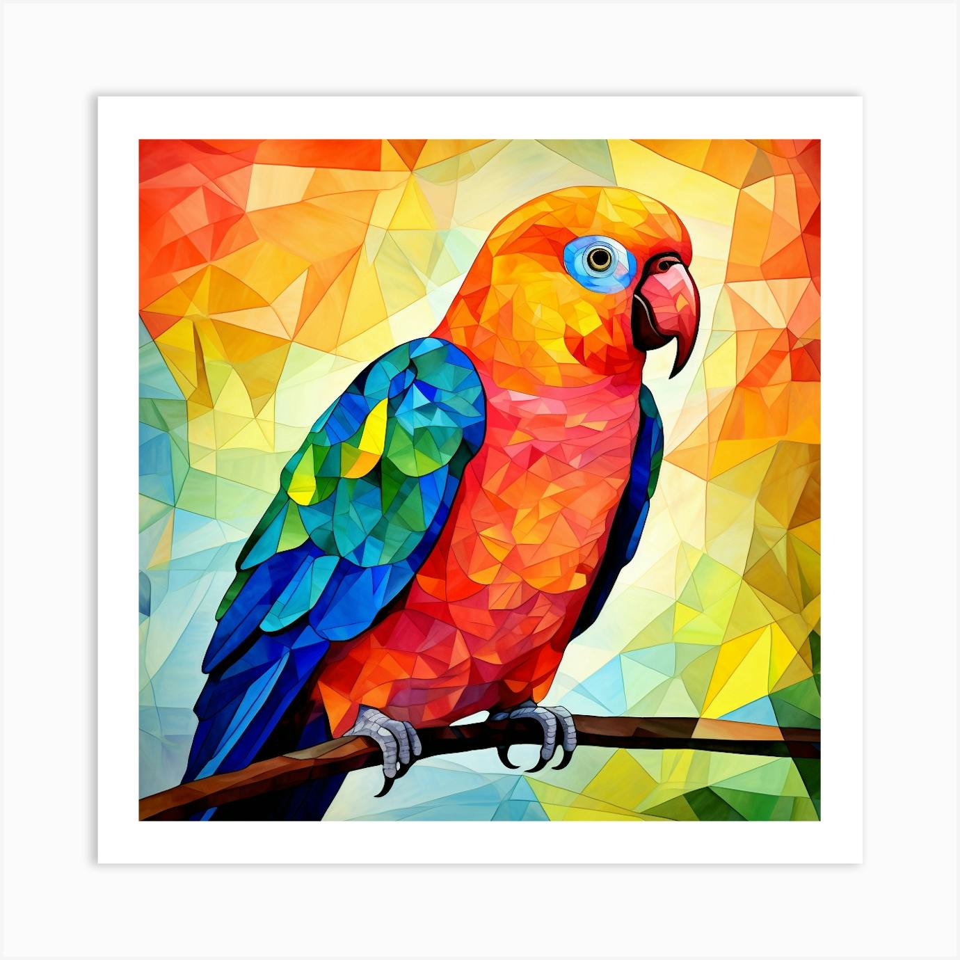 Parrot Painting Art Print