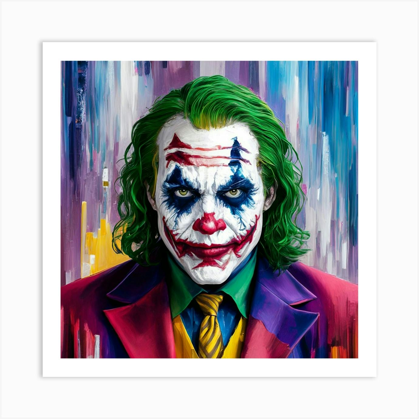 JOKER 油絵アート Joker 469 Art Print by Joker's Legacy - Fy