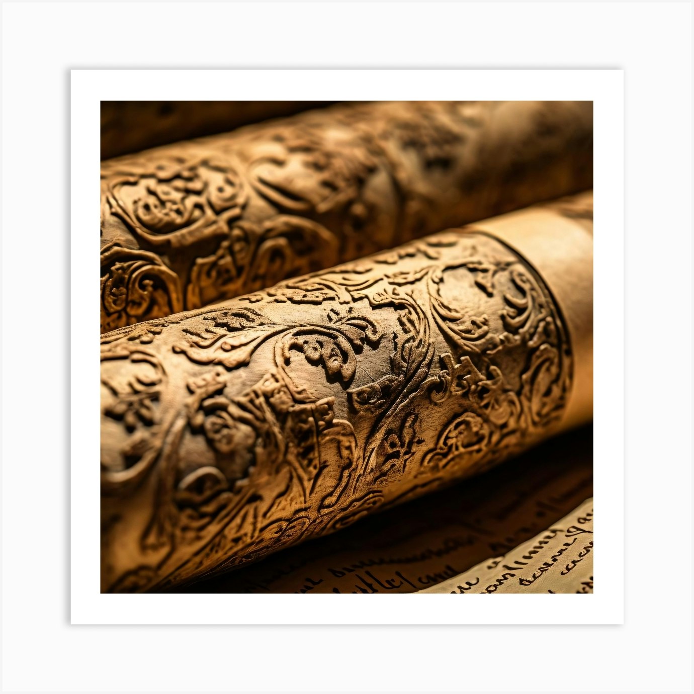 Islamic Scrolls Art Print by KWY09 - Fy