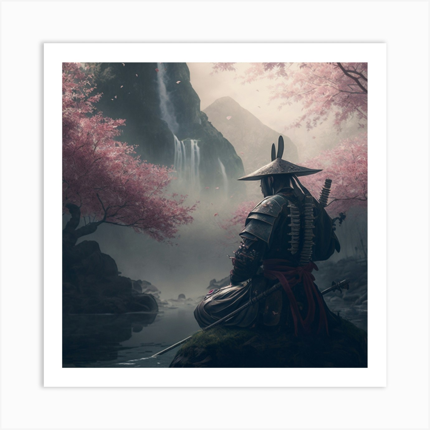 Myeera Photo Of A Samurai Meditating With A Sword That Looks Li ...