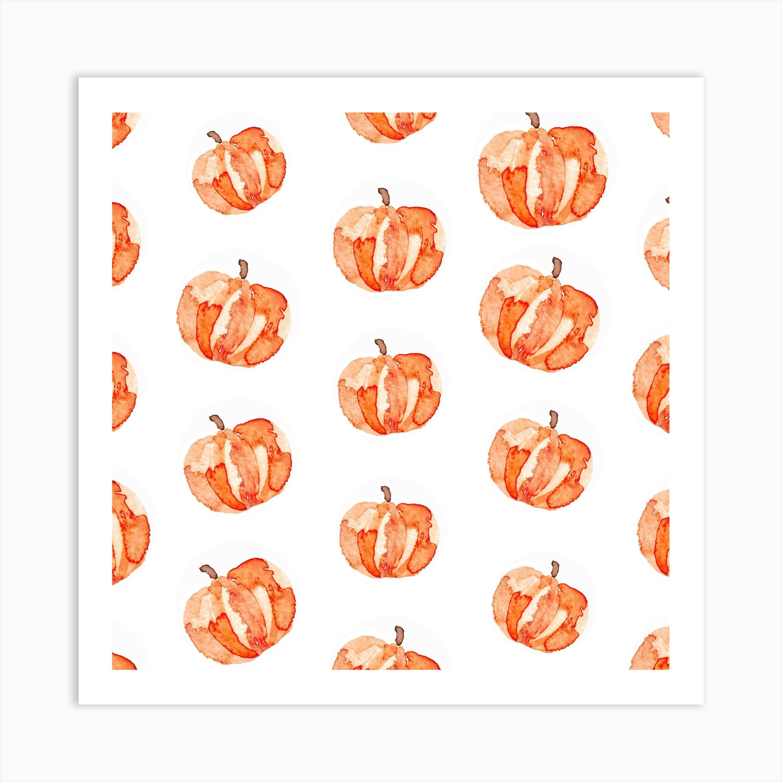 Halloween Pumpkin Pattern Square Art Halloween Pillow Case Pumpkin Pattern