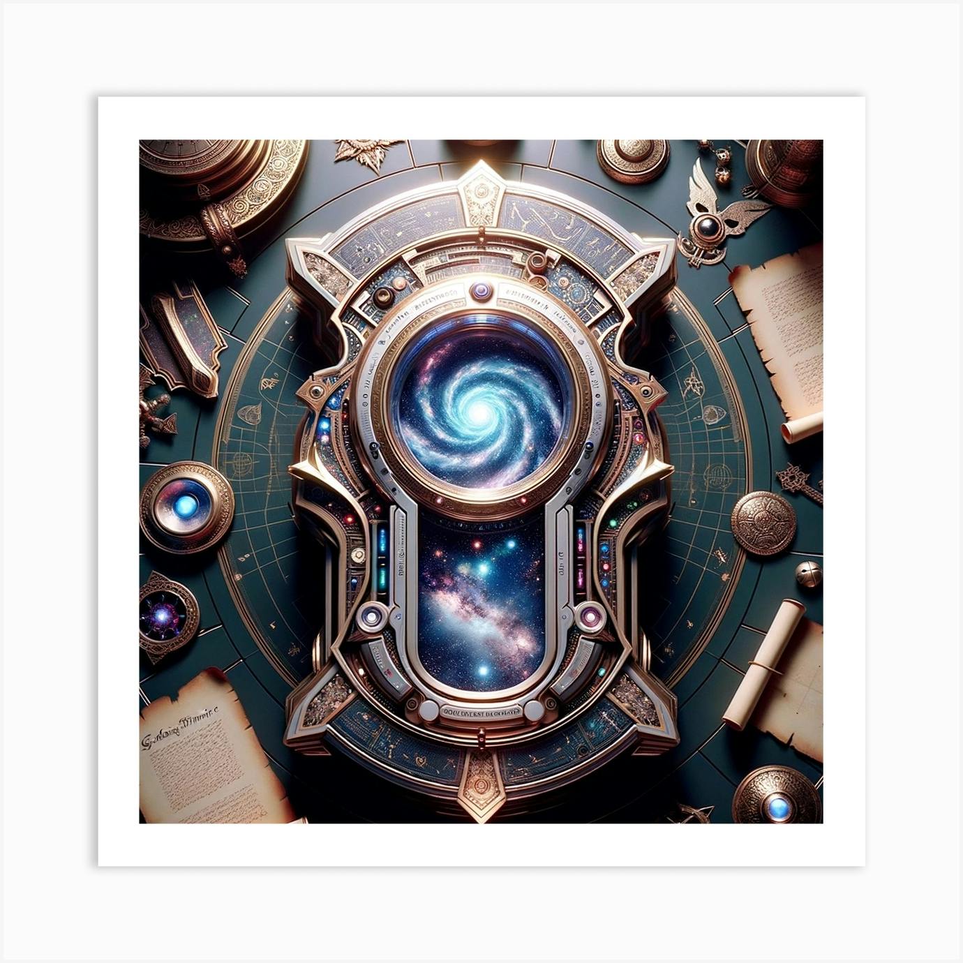 Galactic Quantum Compiler Art Print by Star Mage CB - Fy