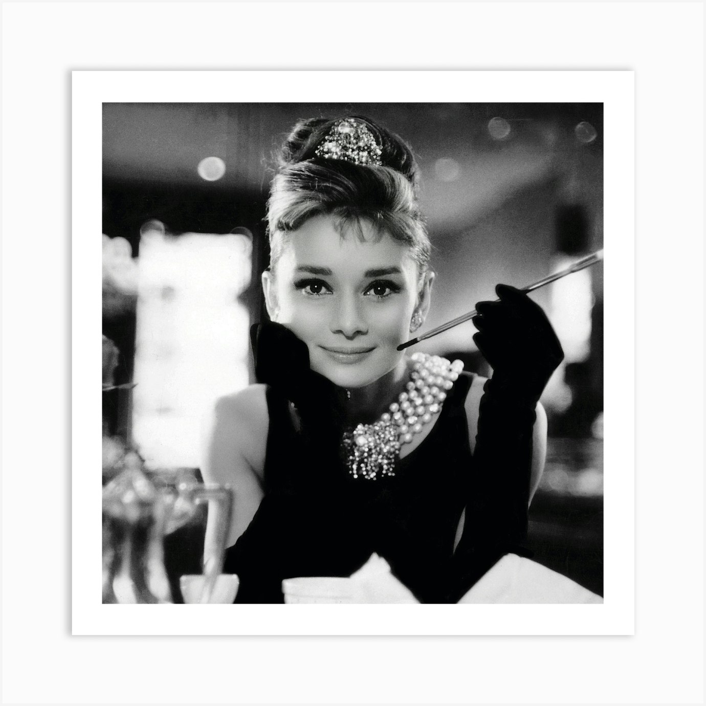 Audrey Hepburn, Breakfast at Tiffany's Art Print by Arteve Gallery - Fy