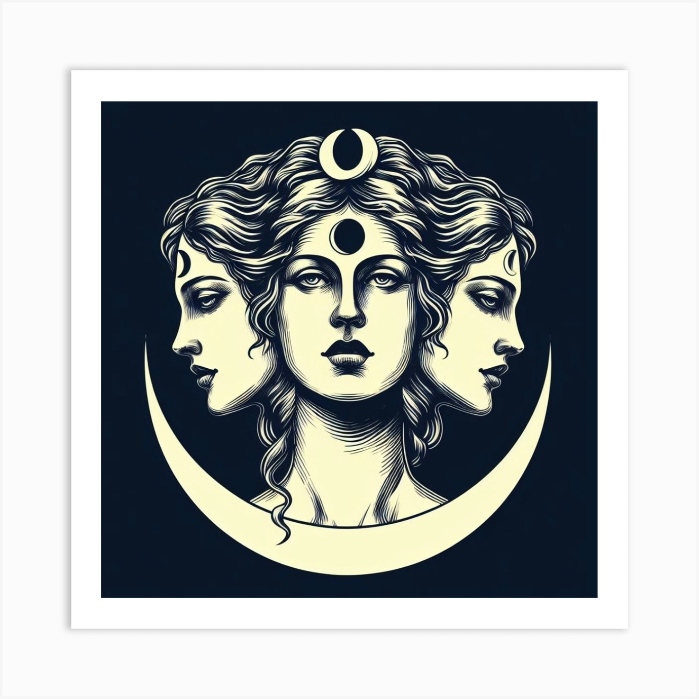 Three Goddesses 3 Art Print by AscendedLight - Fy