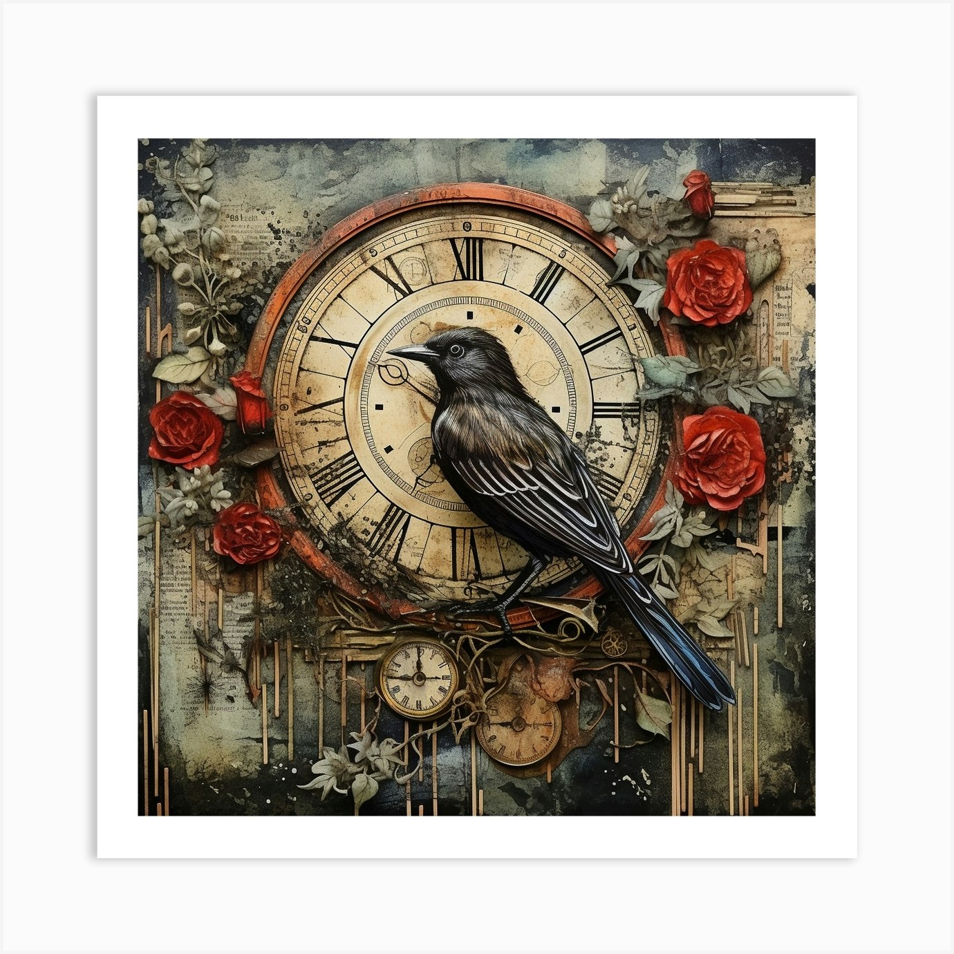 Clockwork Bird 3 Art Print by DBmedia Fy