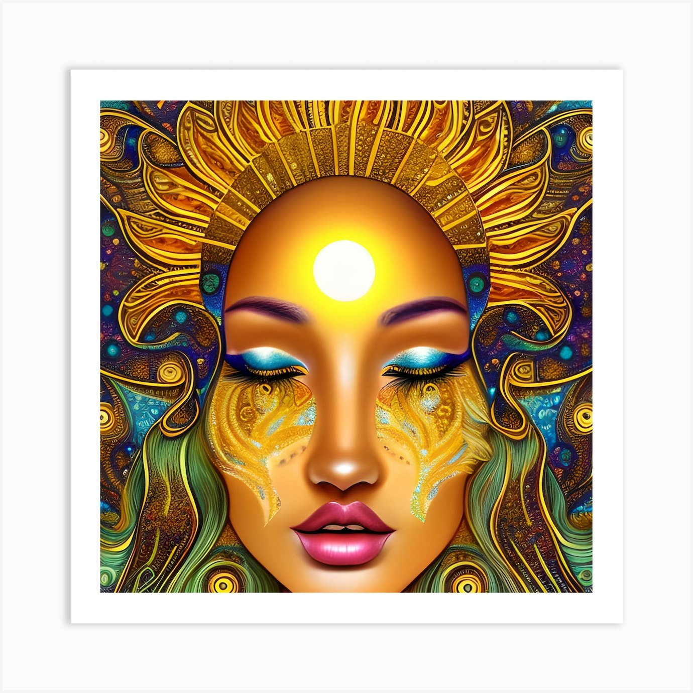 Universal Consciousness Art Print by Innerworks - Fy