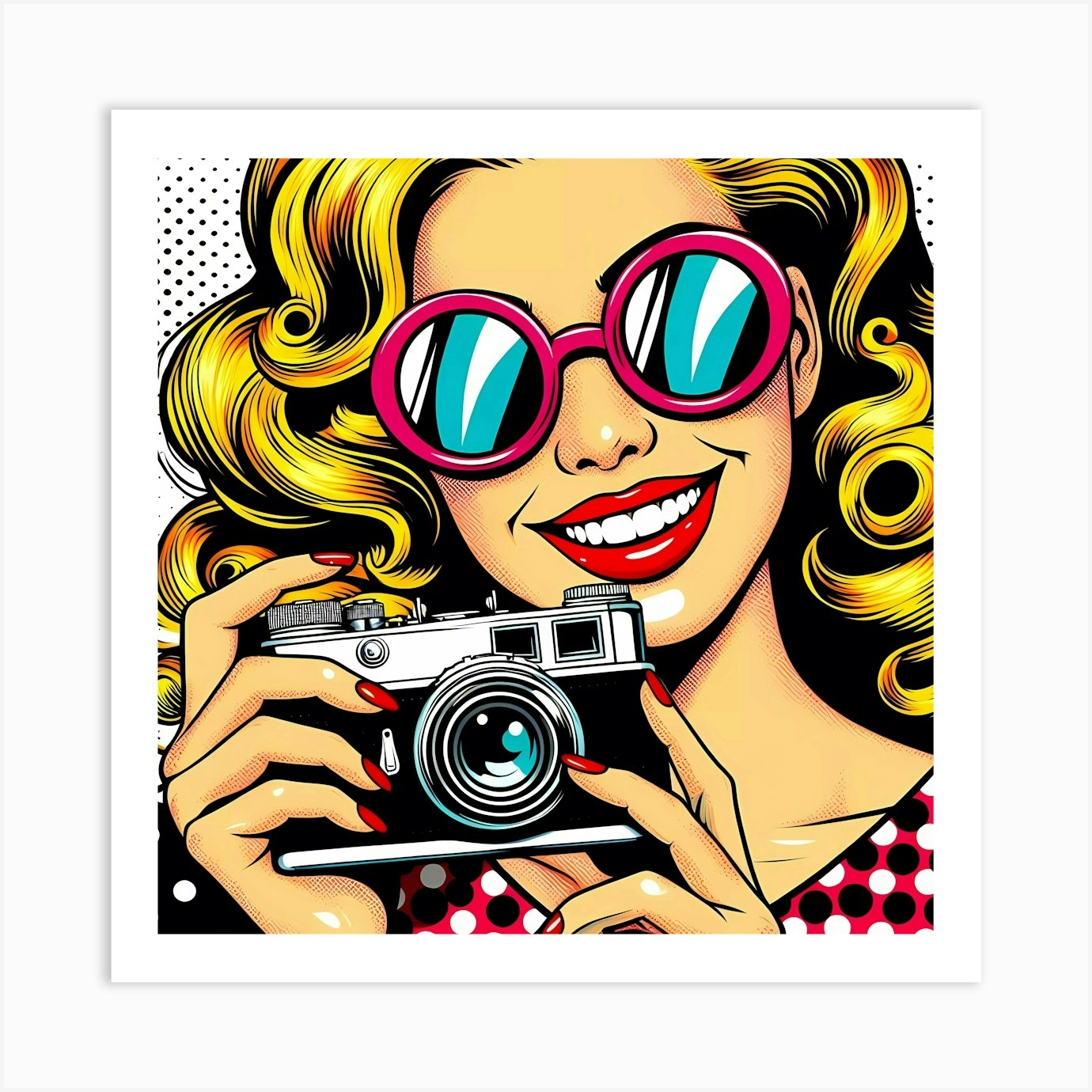 Pop Retro Retro Retro Retro Art Print by Vitalka - Fy