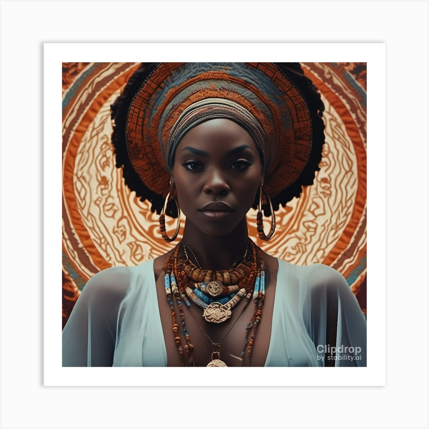 Oya mama Art Print by AFRICOMBS - Fy