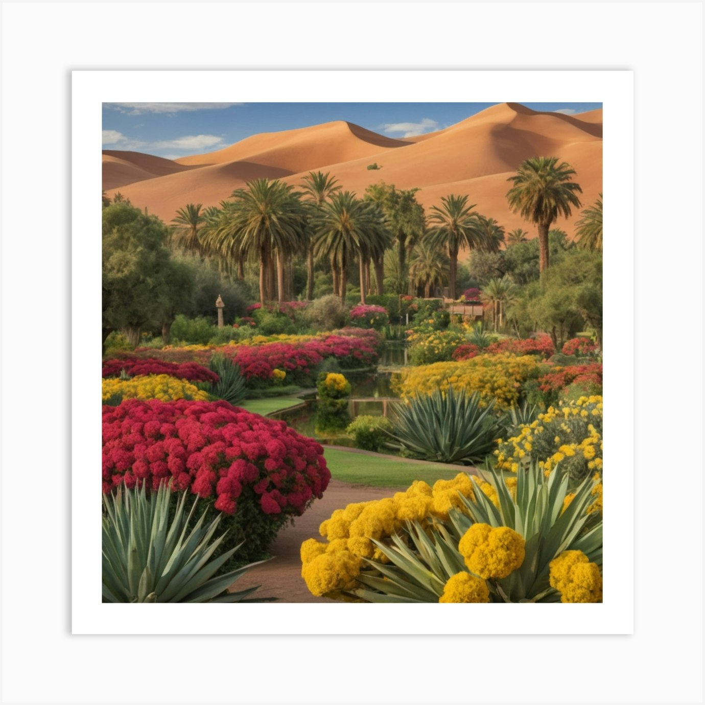 Sahara Desert Art Print By Boris M Fy