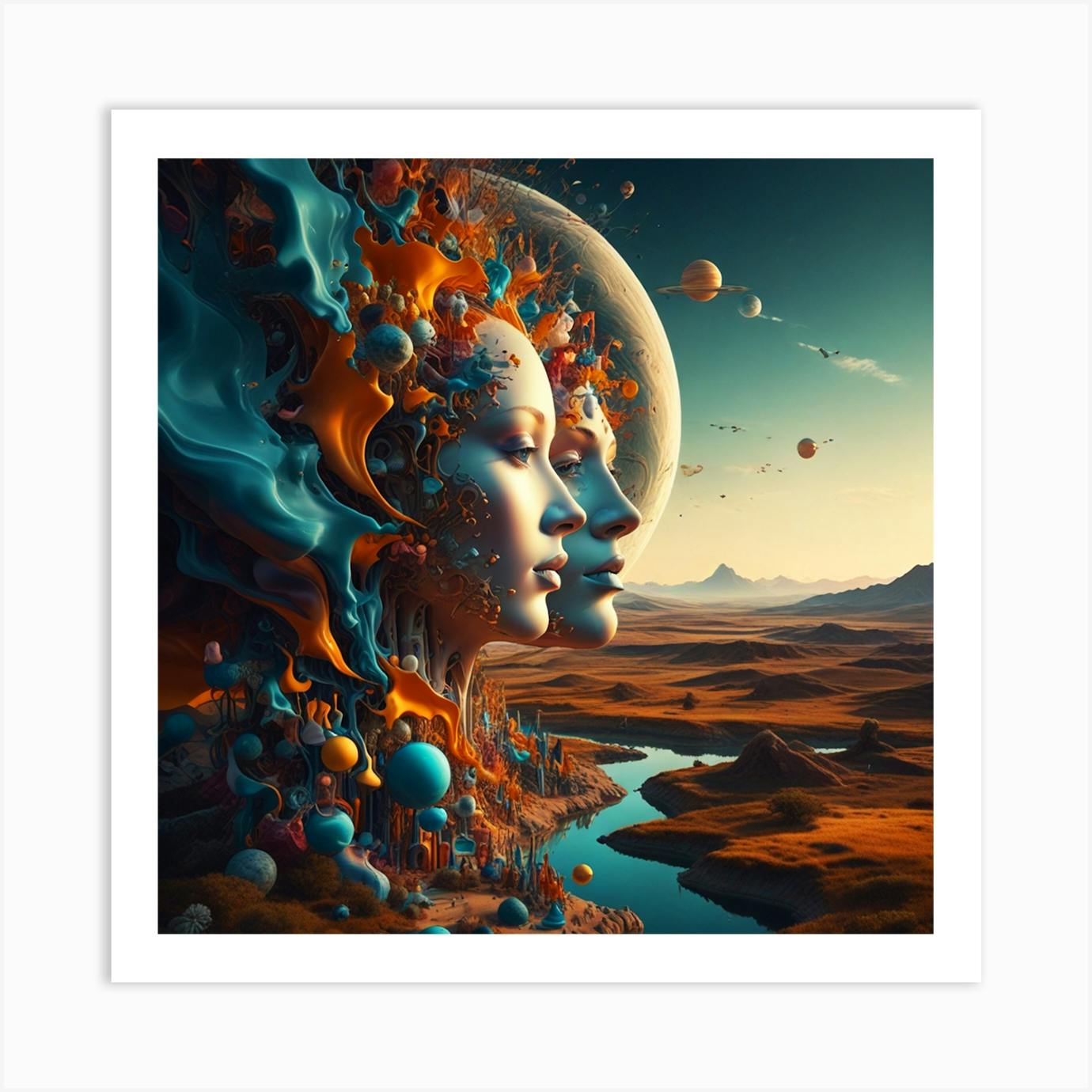 Lucid Dreaming Art Print by mo.site - Fy Lucid Dreaming Art Print by mo.site - Fy