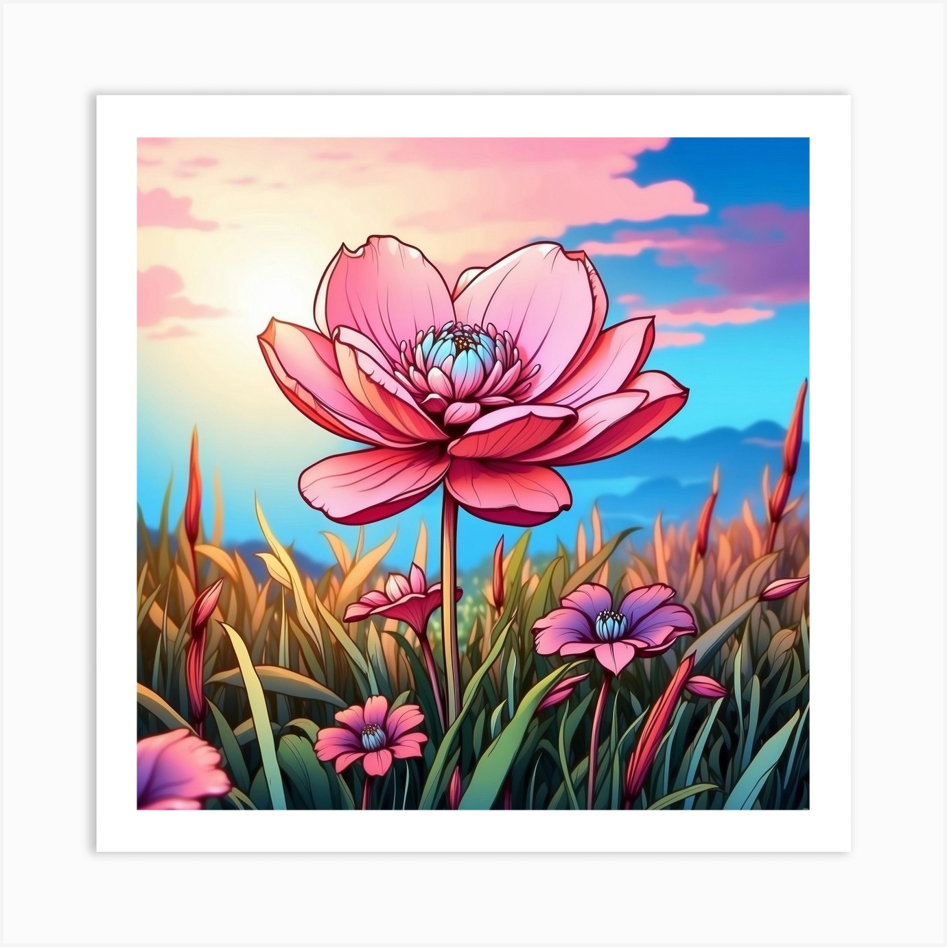 Lotus Flower Background Art Print By Balram Giri Fy 4201