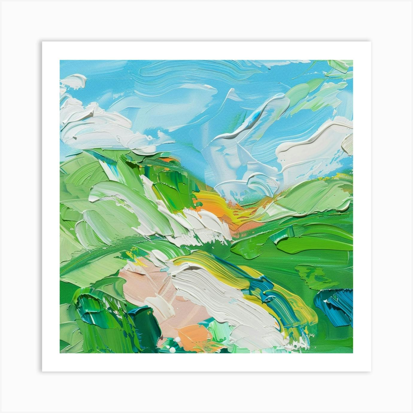 Cloud Peaks - Acrylic Wall newest Art Print, 12