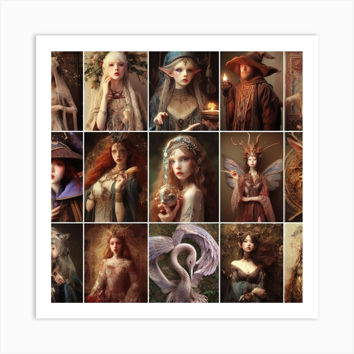 Fairytale Portraits Art Print by AscendedLight Fy