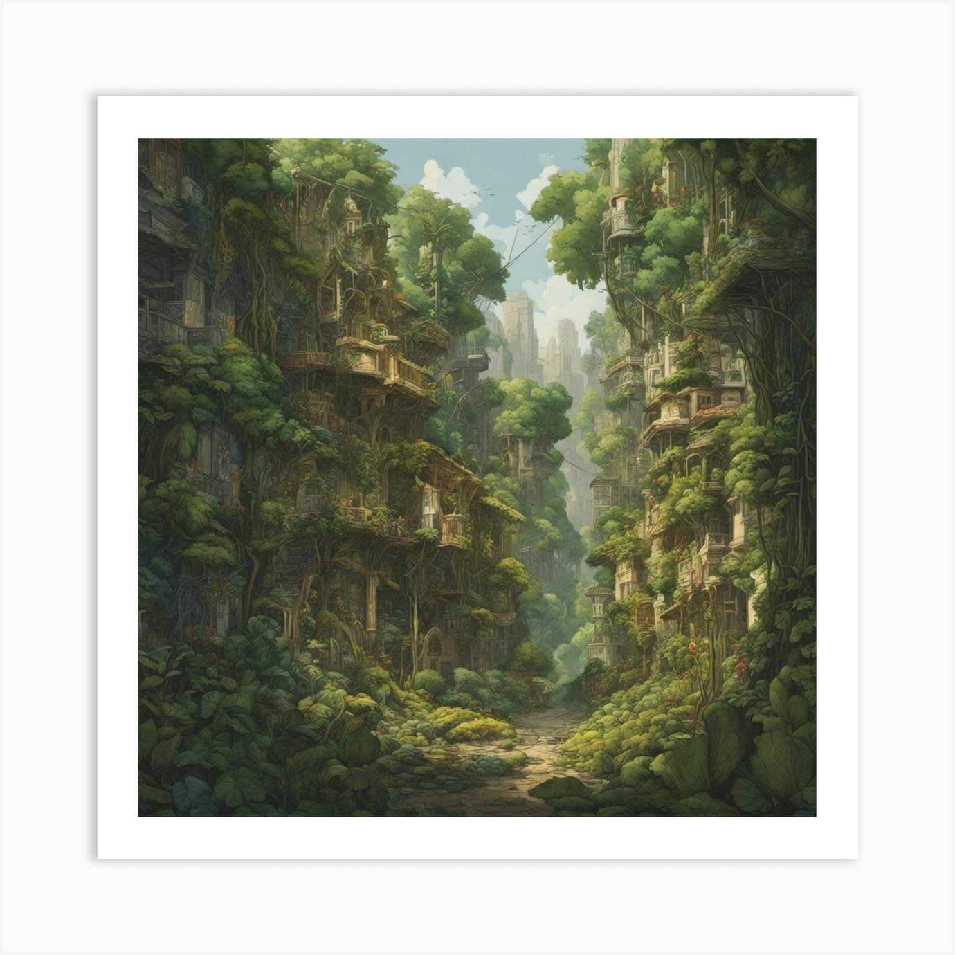 Jungle city, Fine Art retailer Print