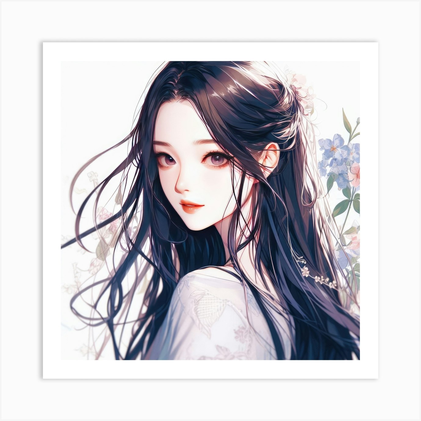 Anime Girl (37) Art Print by DangPham Fy