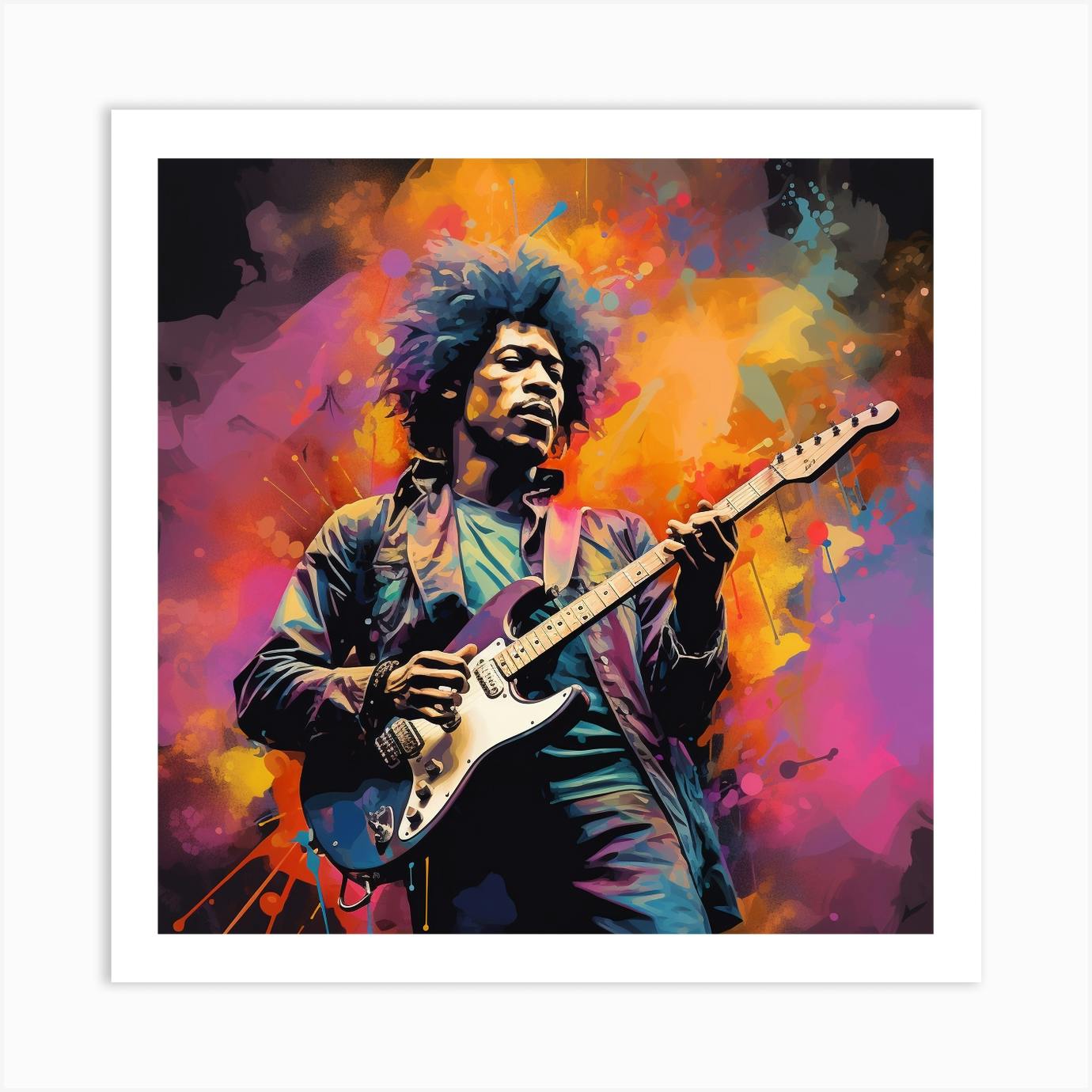 jimi hendrix アート