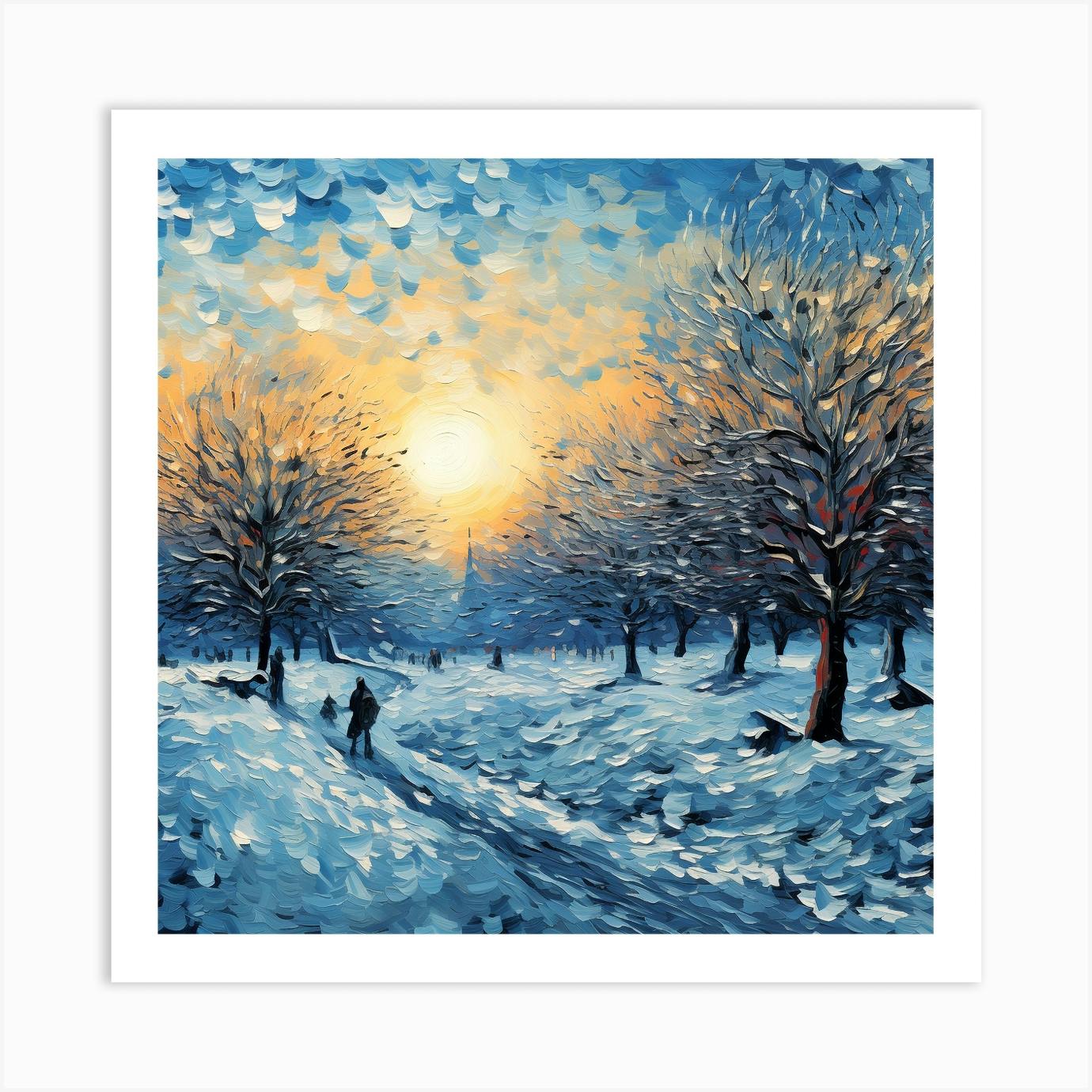 Winter Park canvas shops print