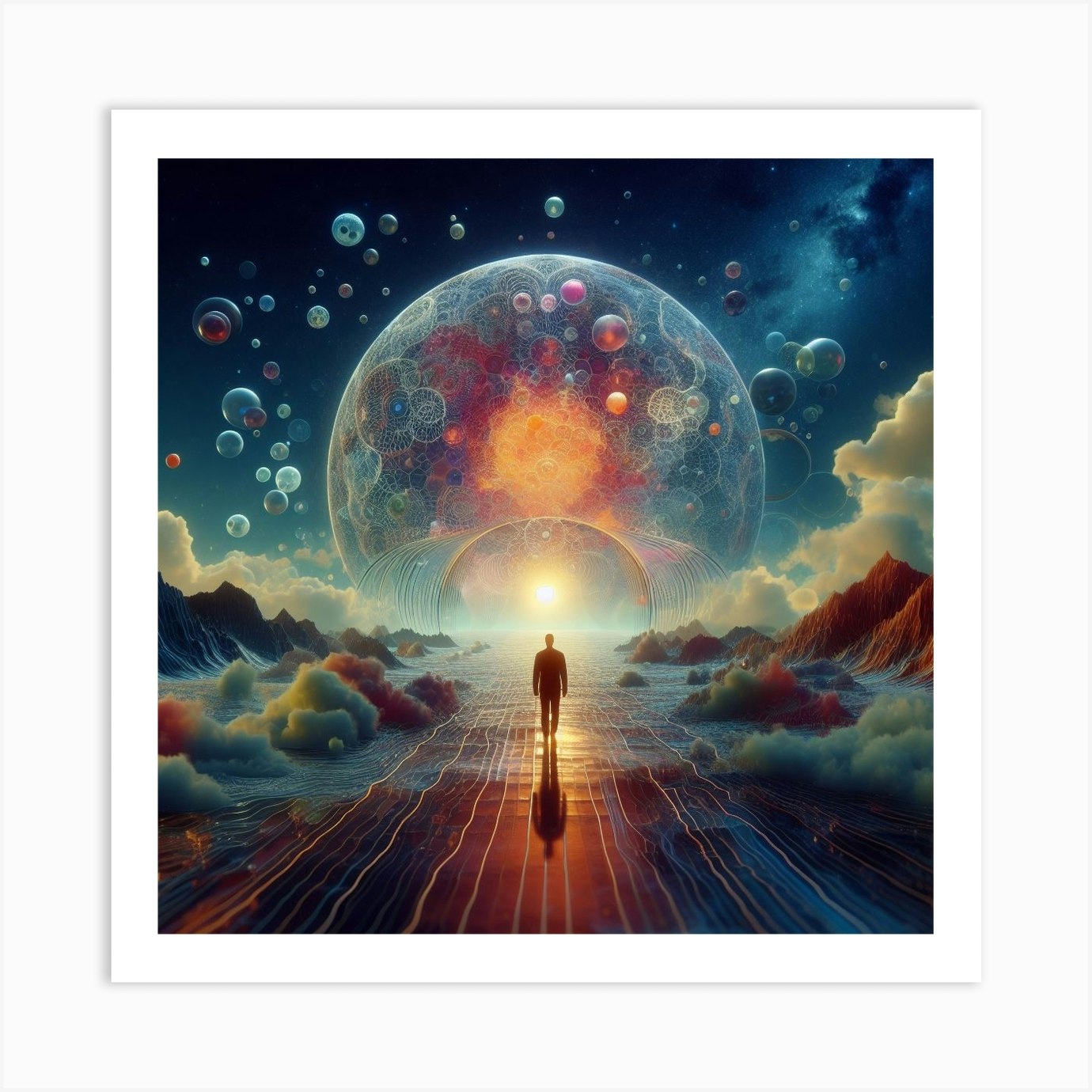 Dreamscape 5 Art Print by Expressions by JulesM - Fy