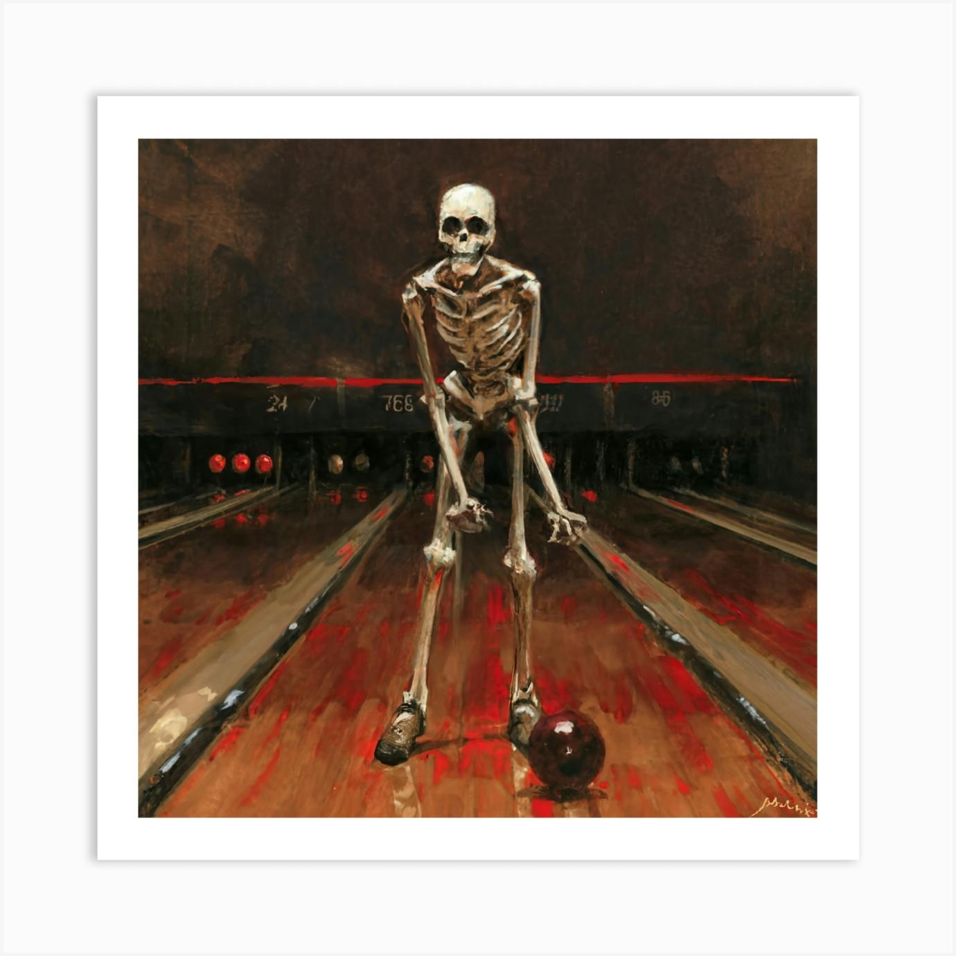 Skeleton bowling hot sale