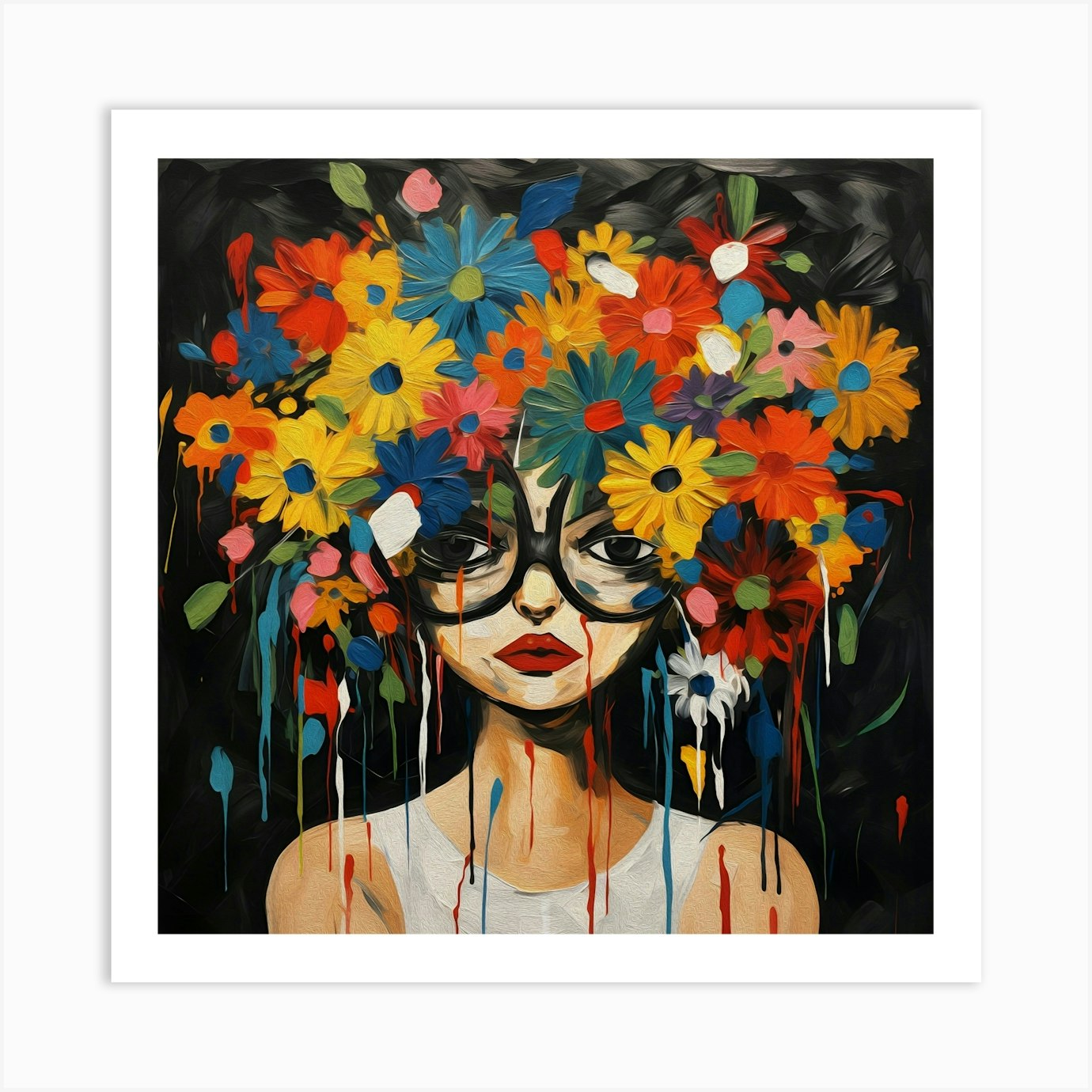 Mrs Flowers Art Print By Nora Gad Fy