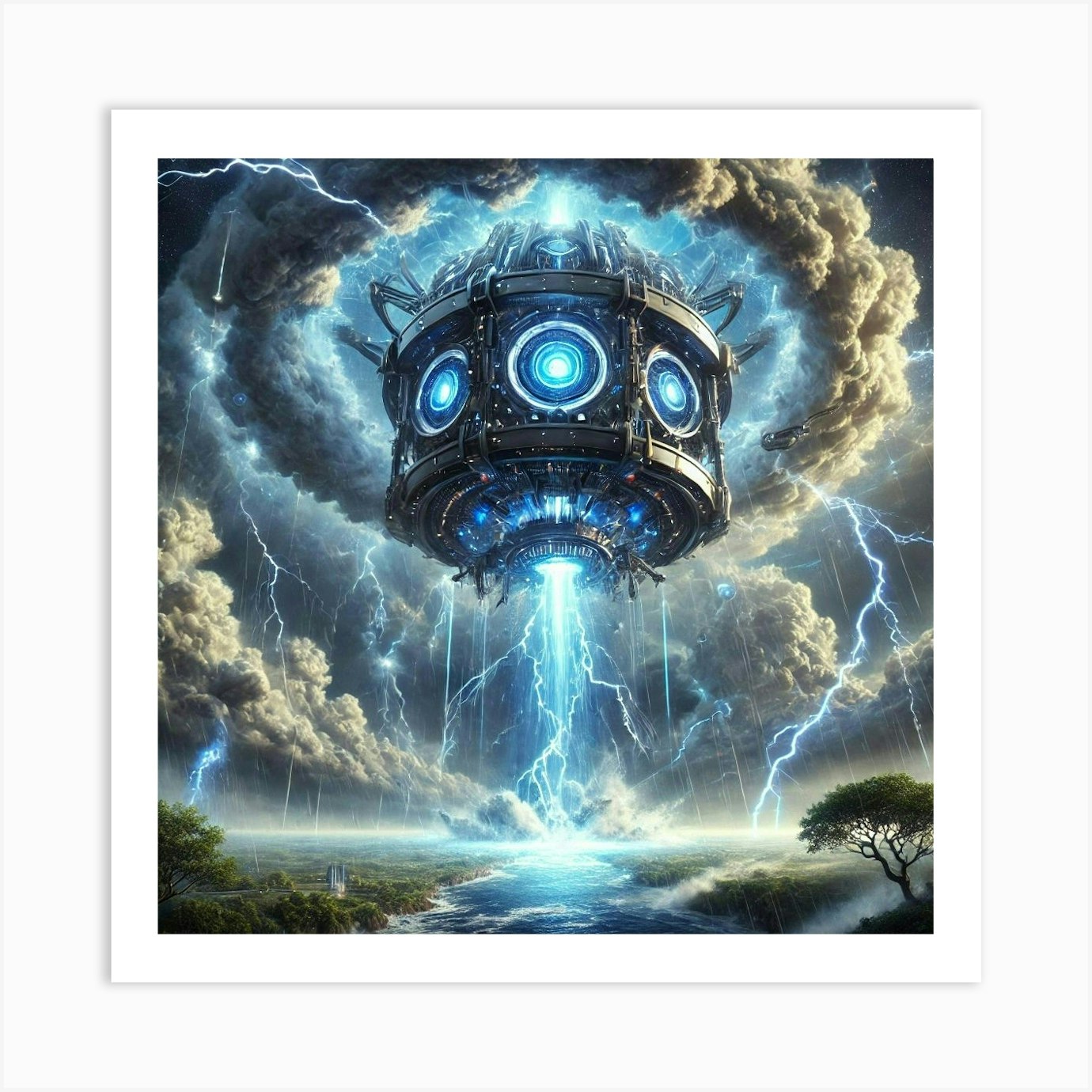 Weather Manipulation Art Print by ACEDRAGON - Fy