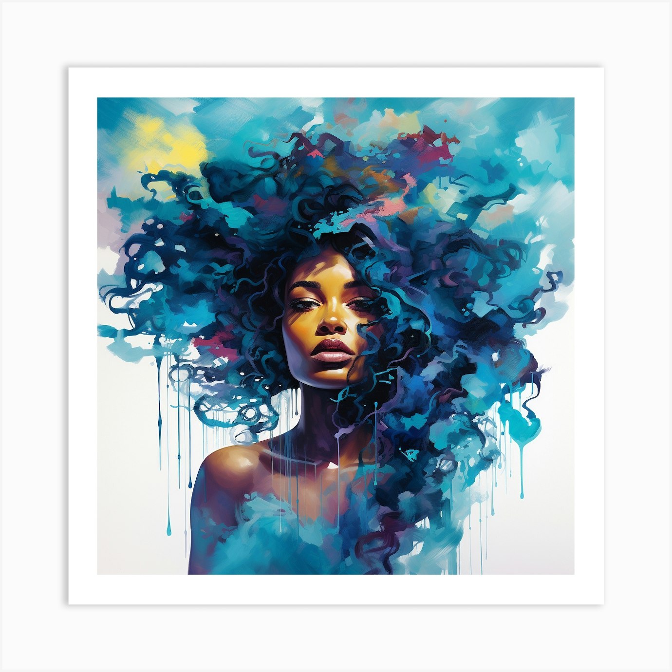 Afrofuturism 3 Art Print by David Arts - Fy