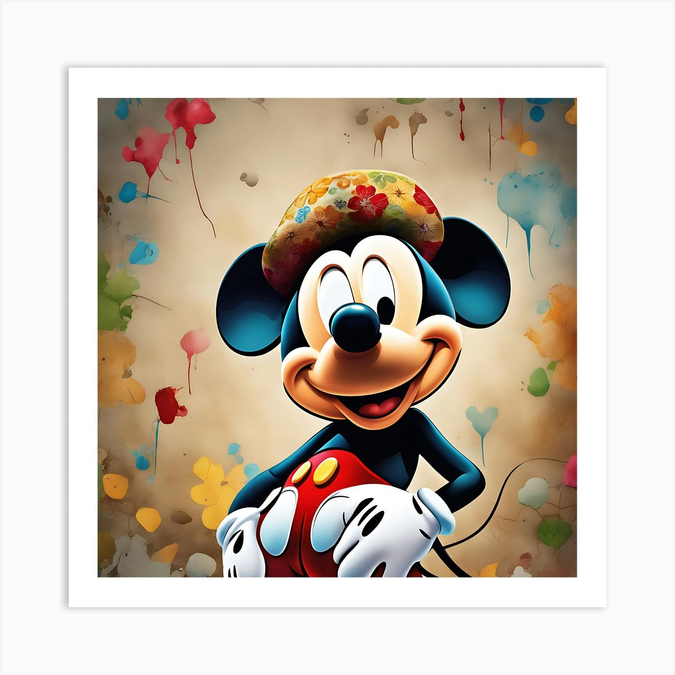 Mickey Mouse for kids Art Print by ainzastudio Fy
