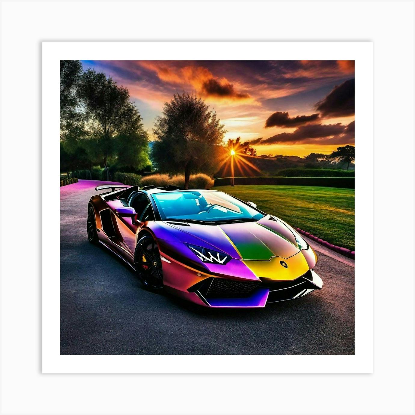 Rainbow lamborghinis deals