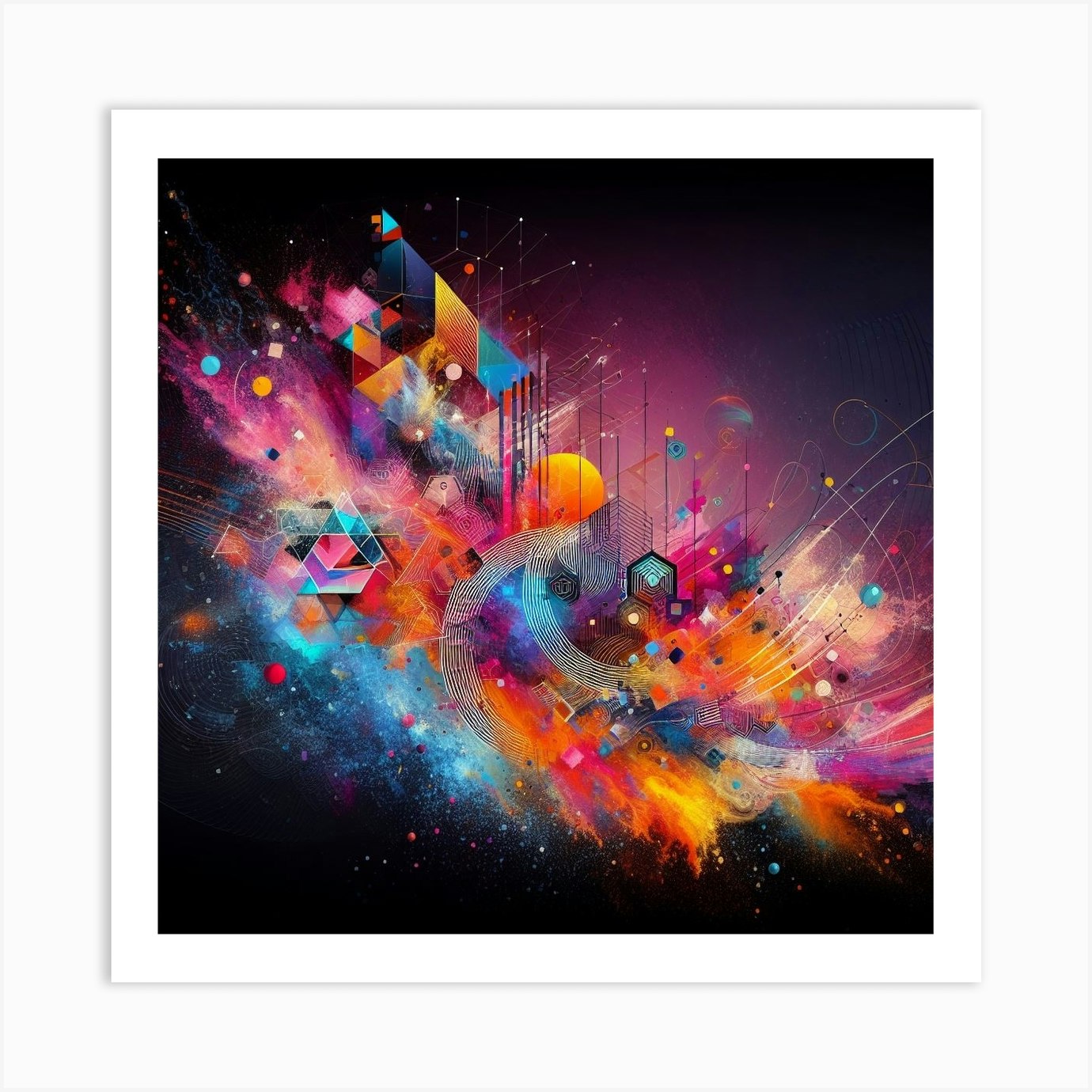 Explosion 4 Art Print by Atelier Kalin - Fy