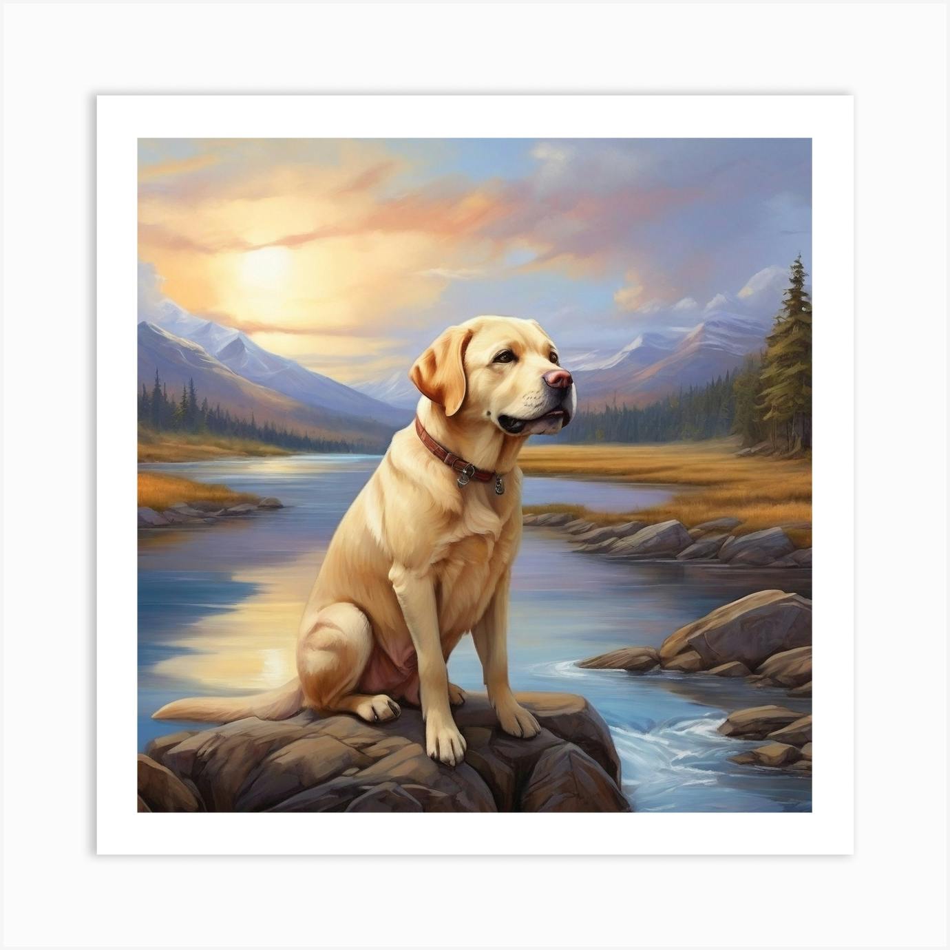 Labrador store retriever art