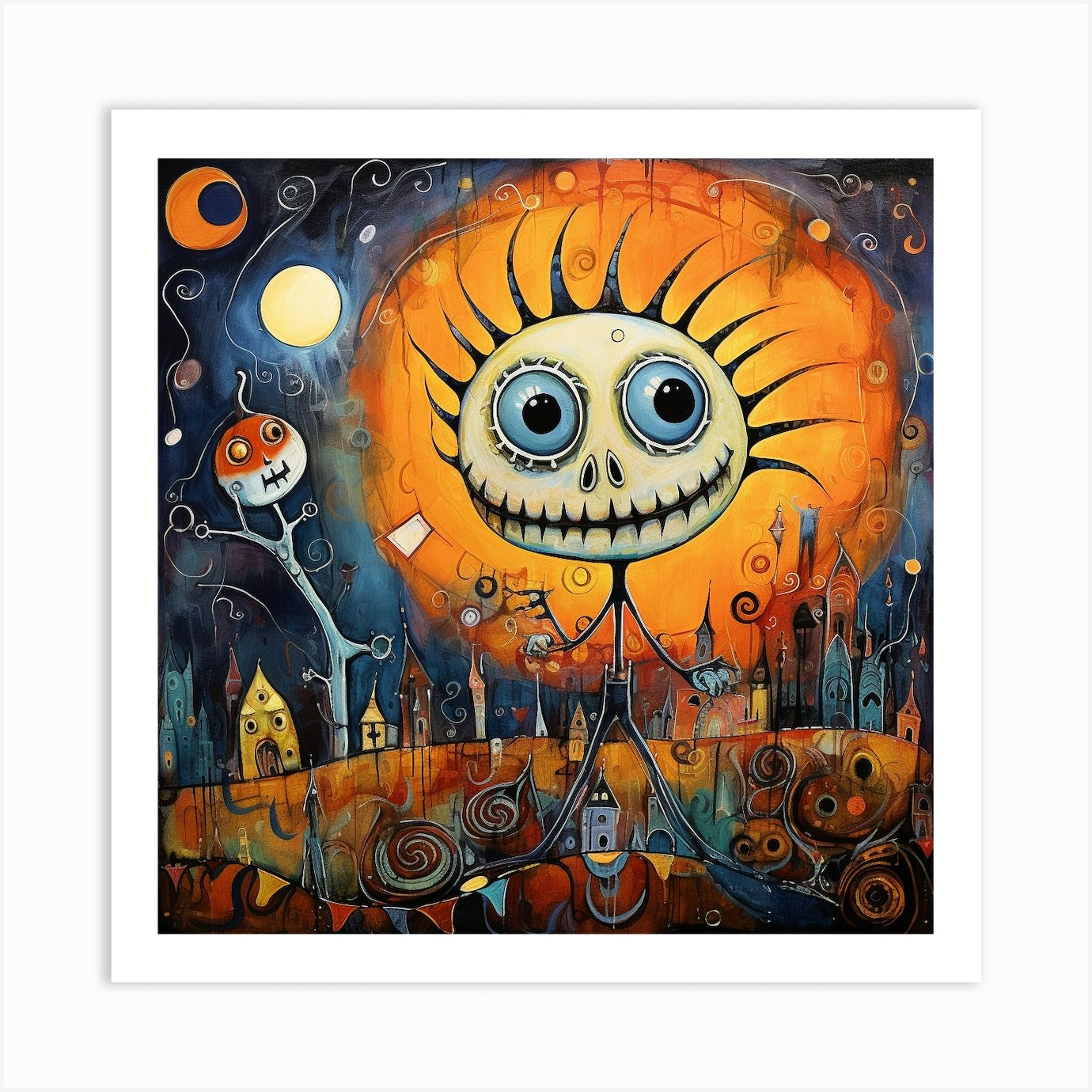 Jack Skellington Art Print by David Arts - Fy